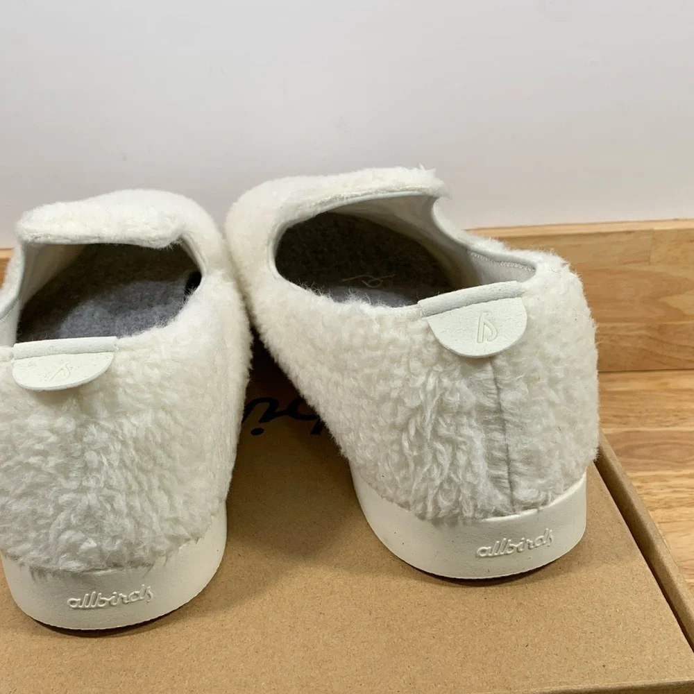 NEW Wool Lounger Fluff‎ Mens 13 Natural White Cream Merino Wool MF1MAWW130